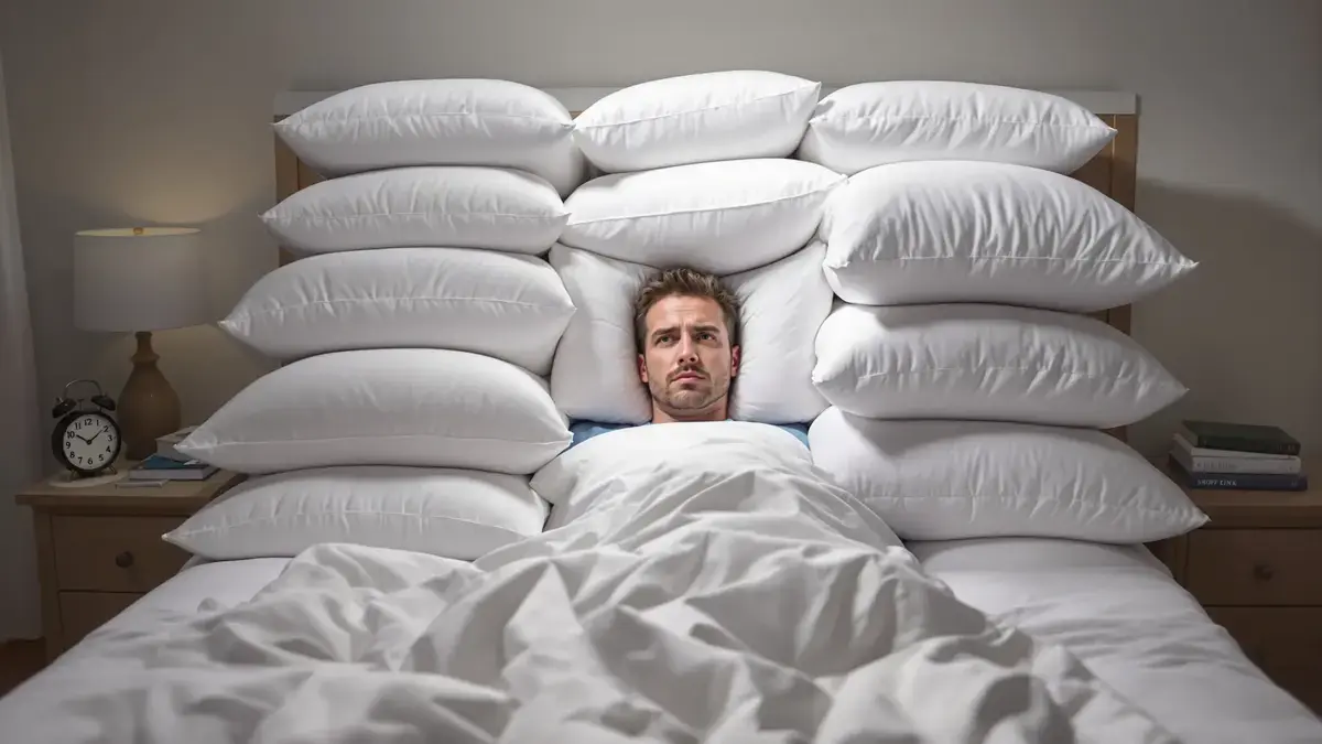 Kussens opstapelen brengt de wervelkolom uit balans zonder dat je het merkt