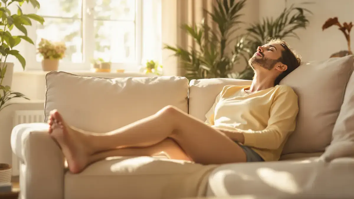 De manier waarop u zit om te ontspannen onthult uw ware vermoeidheid