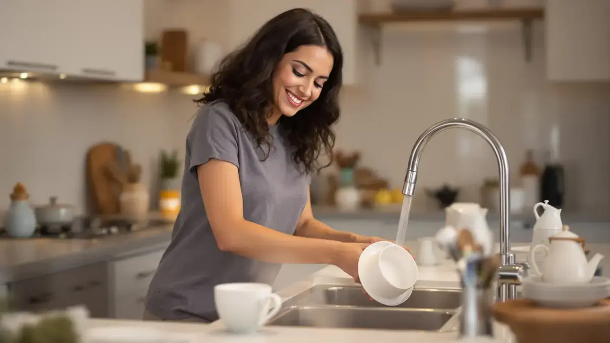 De tweeminutenregel die voorkomt dat de afwas zich ophoopt