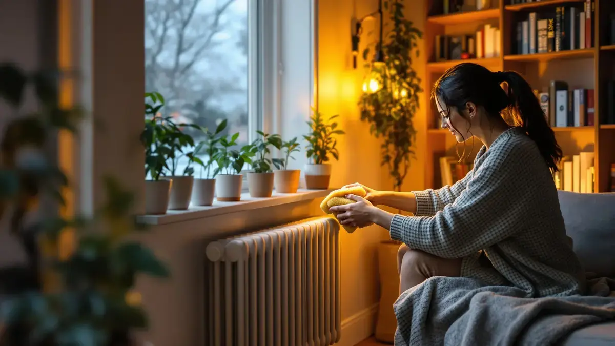 Vochtige spons op de radiator: waarom deze tip het energieverbruik kan verlagen